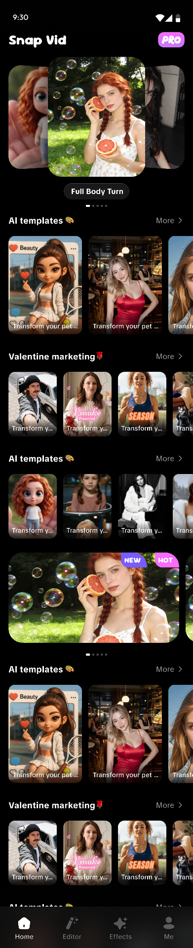 Snap Vid app
